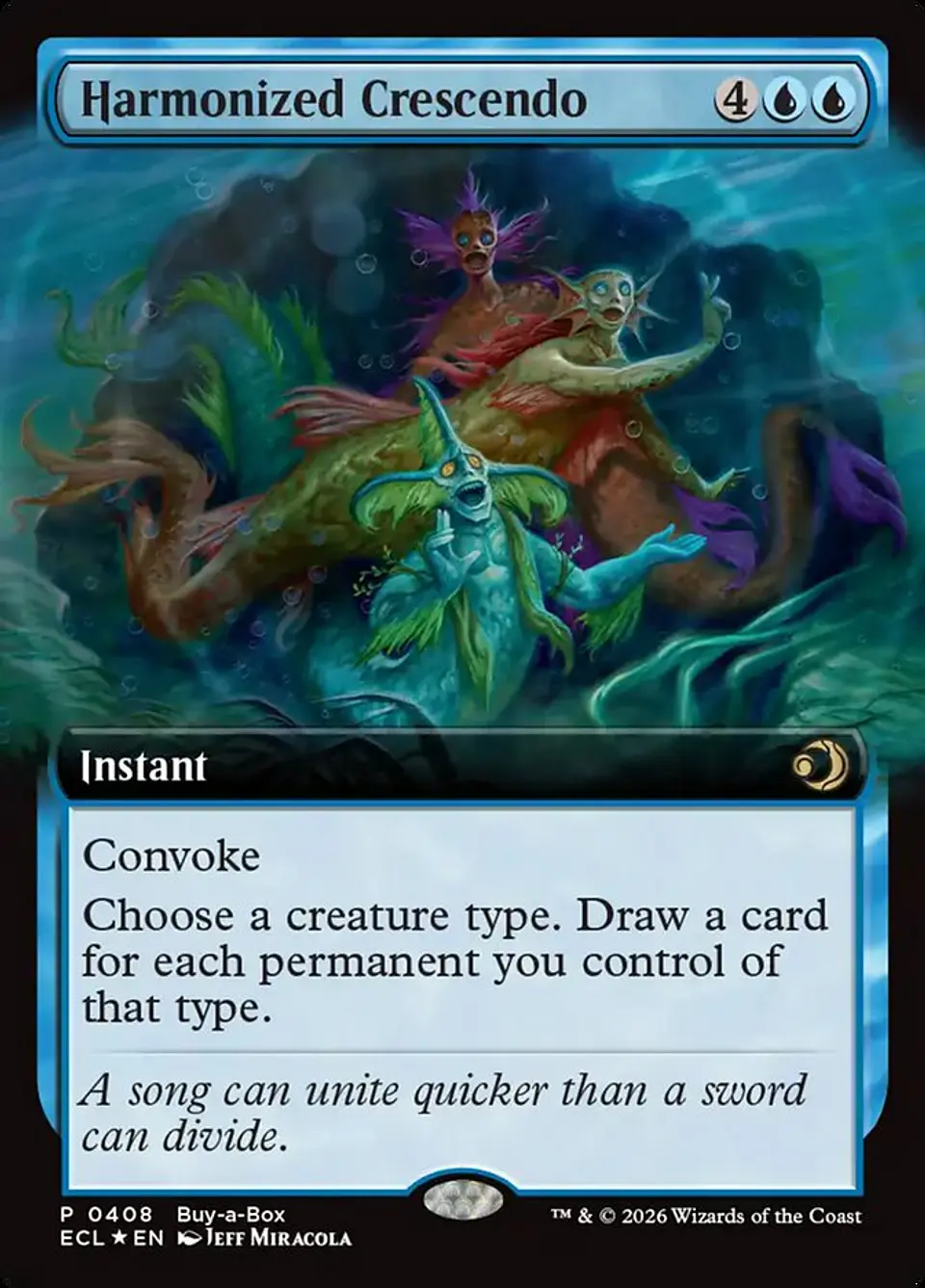 Harmonized Crescendo (Extended Art foil) | Inglés | NM | ECL 1