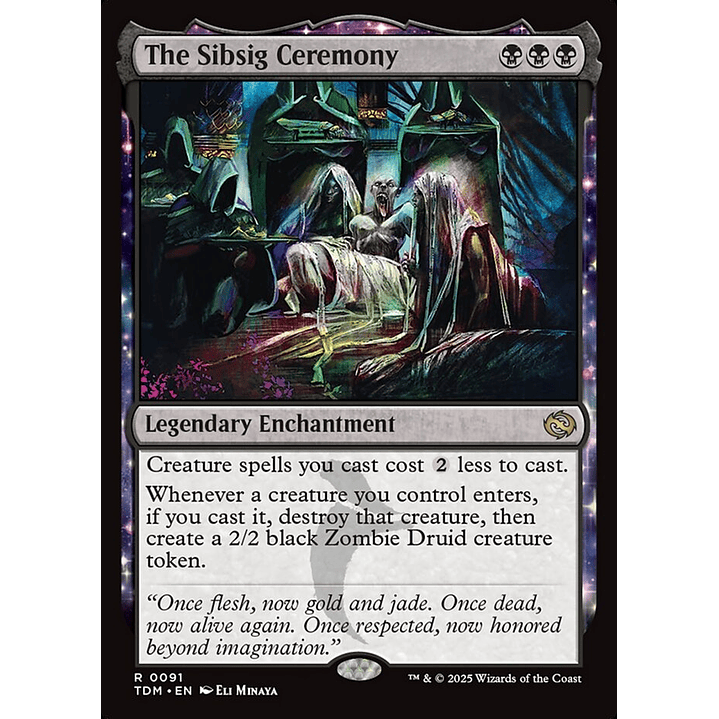 The Sibsig Ceremony | Inglés | NM | TDM 1