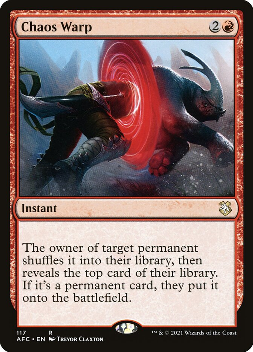 Chaos Warp | Inglés | NM | AFC 1