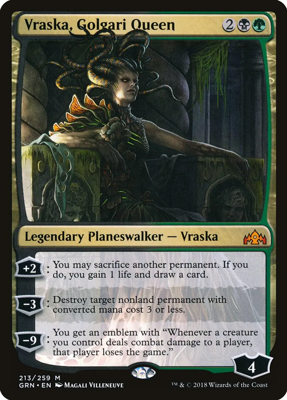 Vraska, Golgari Queen | Inglés | NM | GRN 1