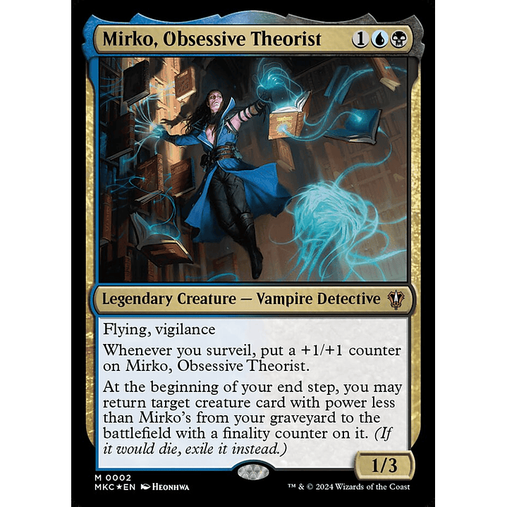Mirko, Obsessive Theorist (foil) | Inglés | NM | MKC 1