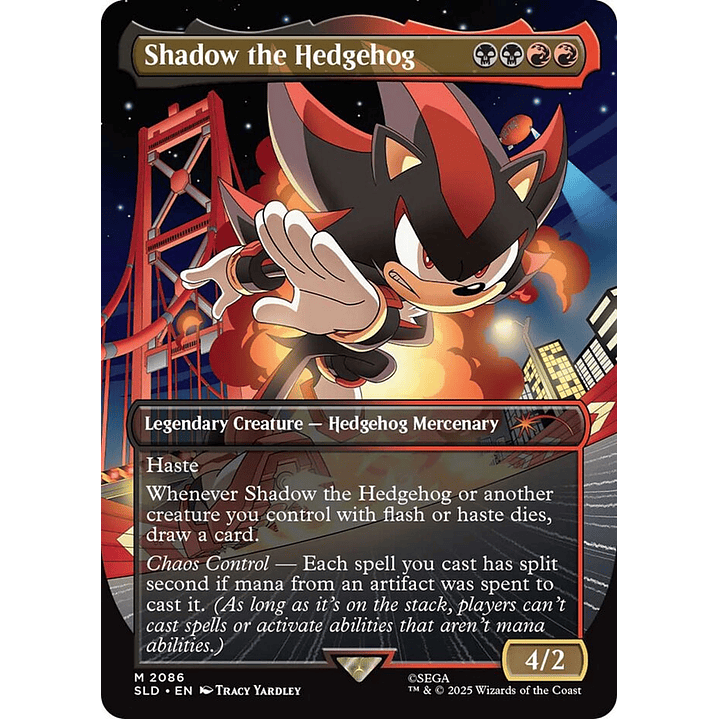 Shadow the Hedgehog (Borderless) | Inglés | NM | SLD 1