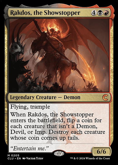 Rakdos, the Showstopper | Inglés | NM | CLU