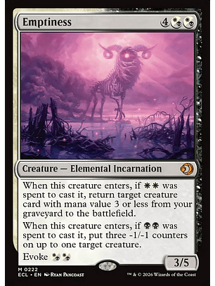 Emptiness (foil) | Inglés | NM | ECL