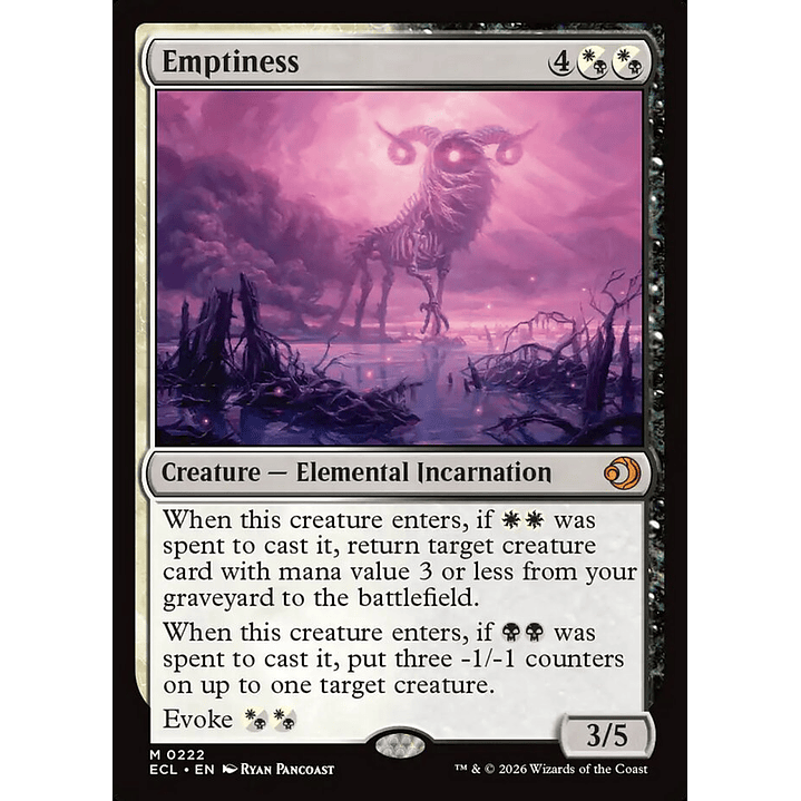 Emptiness (foil) | Inglés | NM | ECL 1