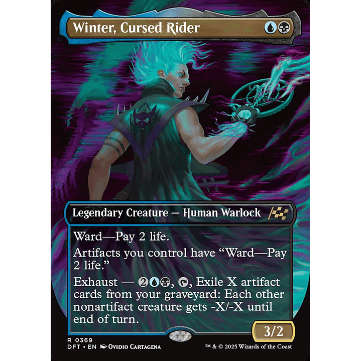 Winter, Cursed Rider (Borderless) | Inglés | NM | DFT 1