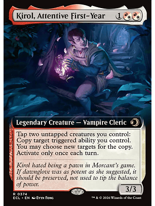 Kirol, Attentive First-Year (Extended Art) | Inglés | NM | ECL