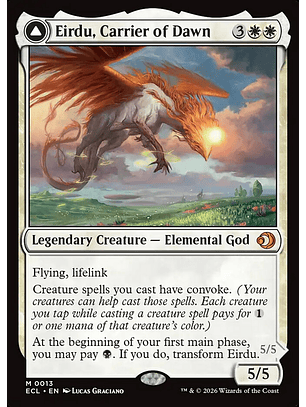 Eirdu, Carrier of Dawn // Isilu, Carrier of Twilight | Inglés | NM | ECL