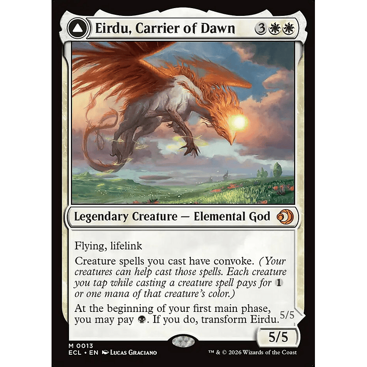Eirdu, Carrier of Dawn // Isilu, Carrier of Twilight | Inglés | NM | ECL 1