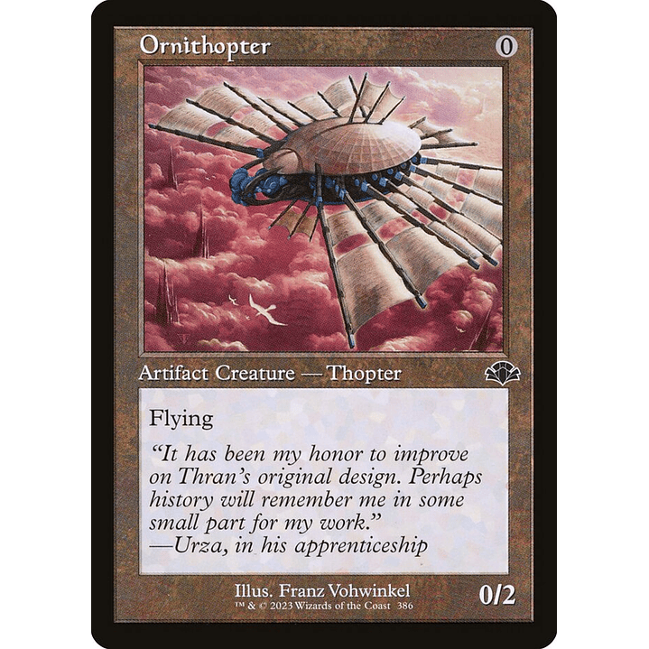 Ornithopter (Retro Frame) | Inglés | NM | DMR 1