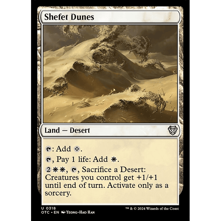 Shefet Dunes | Inglés | NM | OTC 1