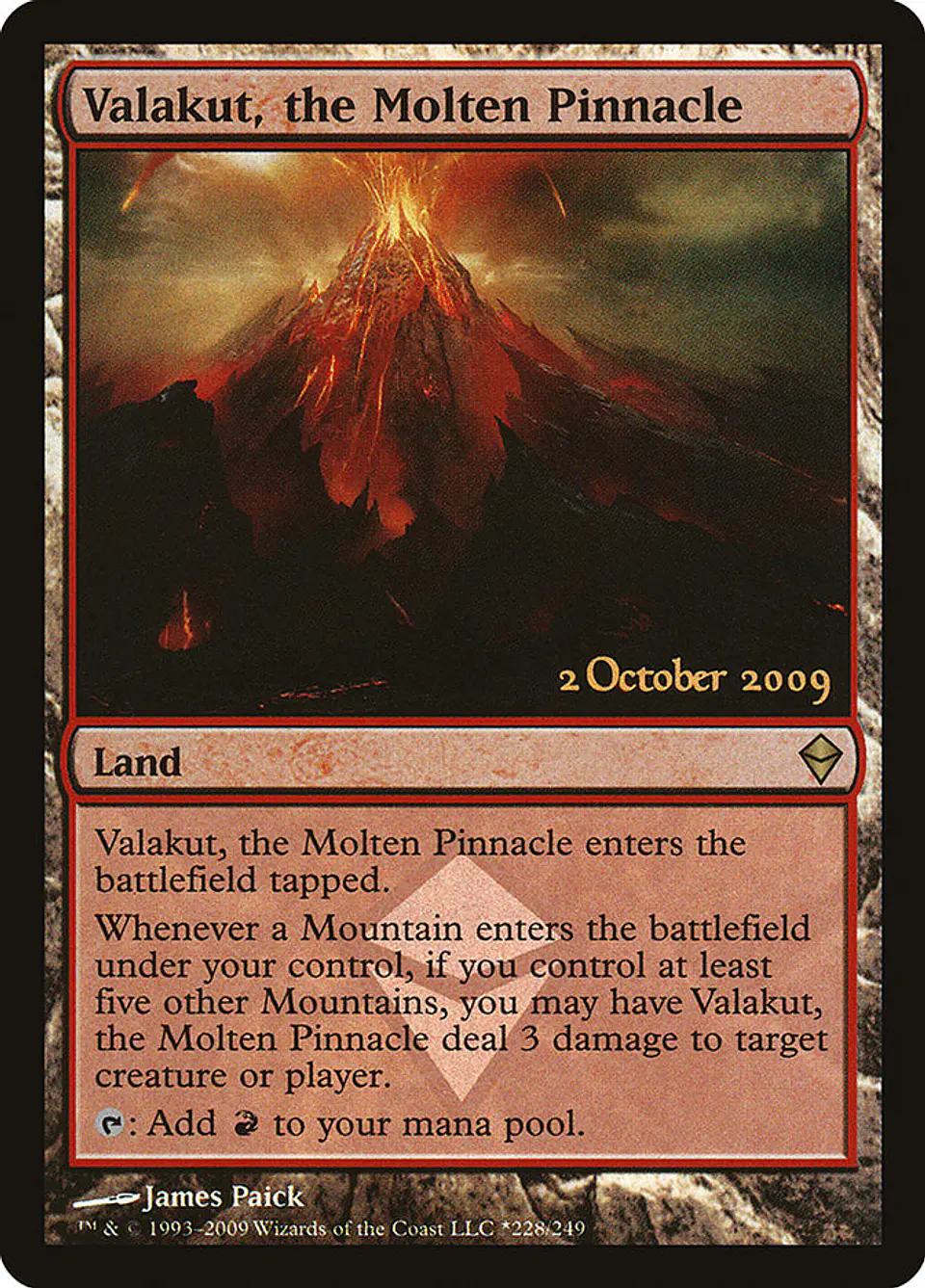 Valakut, the Molten Pinnacle (foil) | Español | EX | PZEN 1