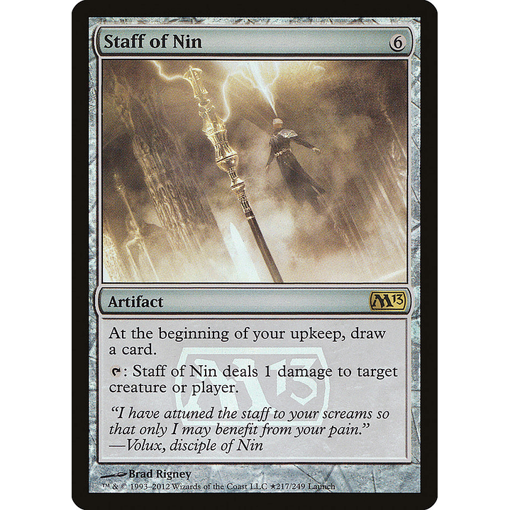 Staff of Nin (foil) | Español | EX | PM13 1