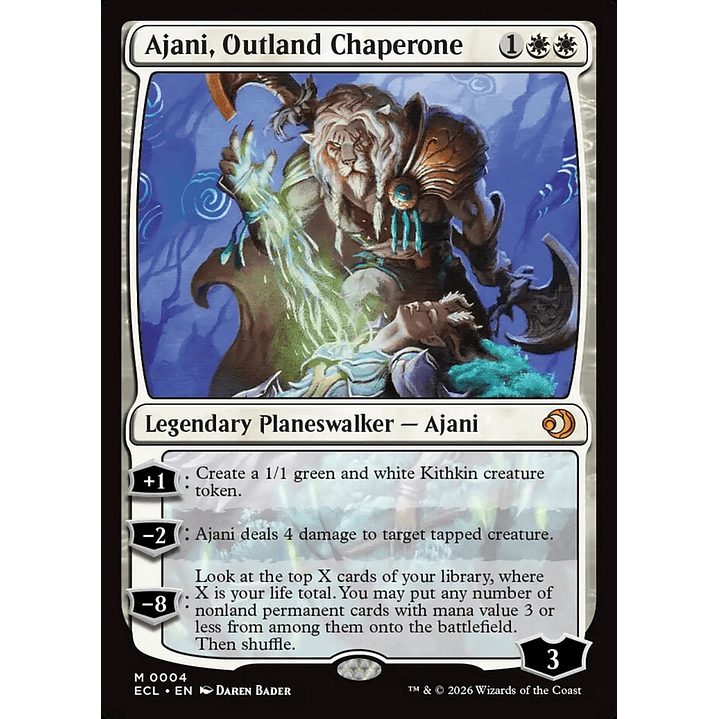Ajani, Outland Chaperone | Español | NM | ECL 1
