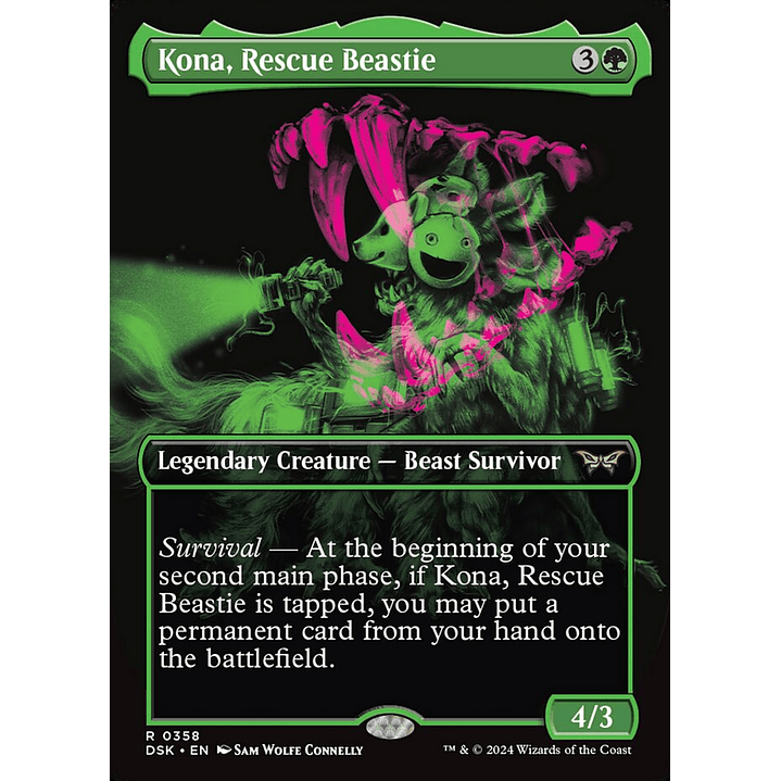 Kona, Rescue Beastie (Borderless) | Español | NM | DSK 1