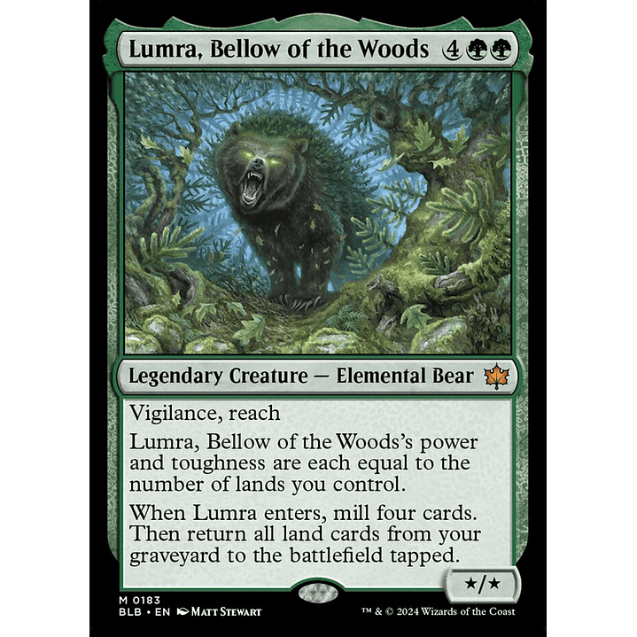 Lumra, Bellow of the Woods | Español | NM | BLB 1