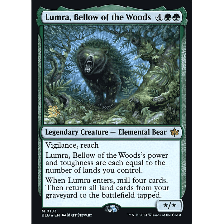 Lumra, Bellow of the Woods (Launch foil) | Español | NM | PBLB 1