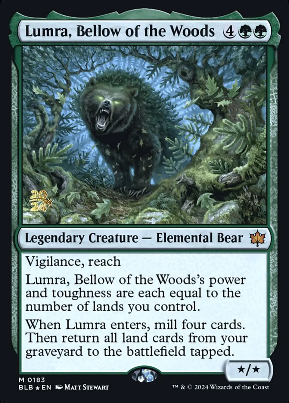 Lumra, Bellow of the Woods (Launch foil) | Español | NM | PBLB 1