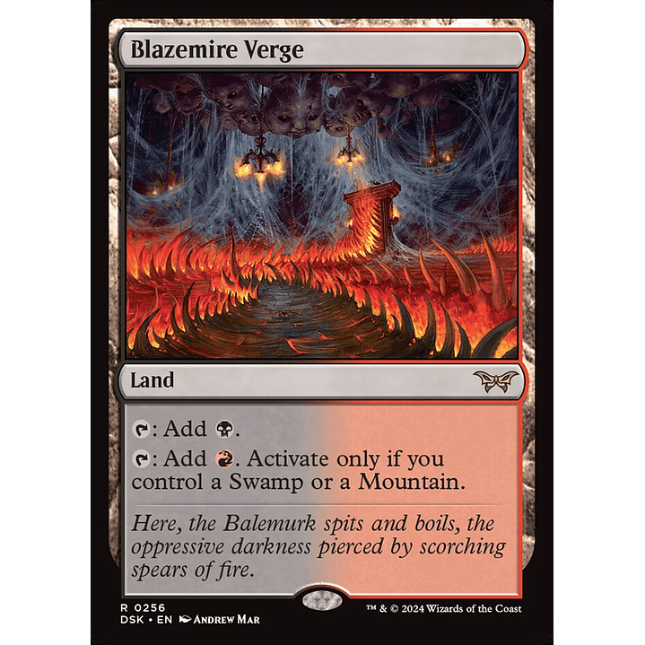 Blazemire Verge | Español | NM | DSK 1