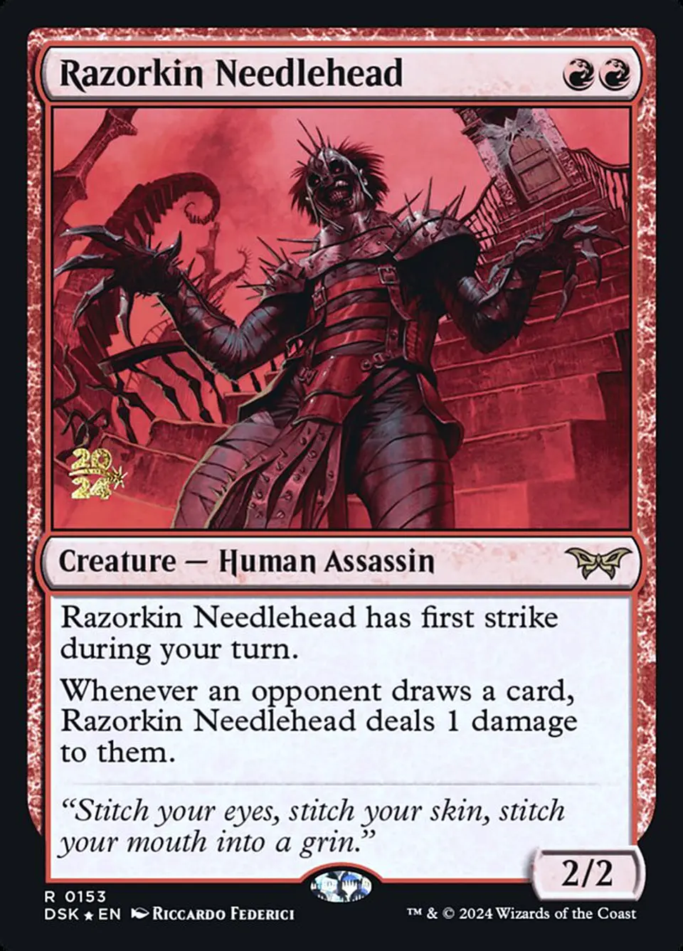 Razorkin Needlehead (Launch foil) | Español | NM | PDSK 1