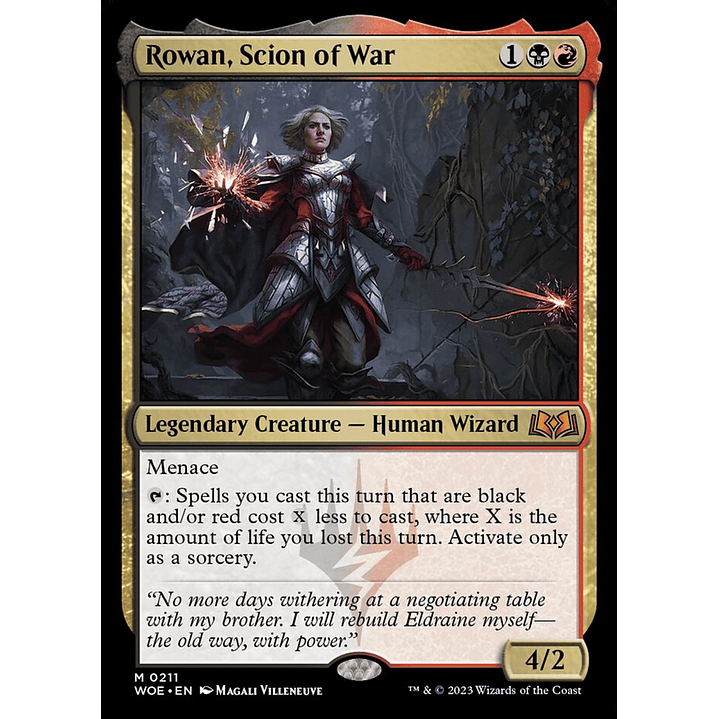 Rowan, Scion of War | Español | NM | WOE 1