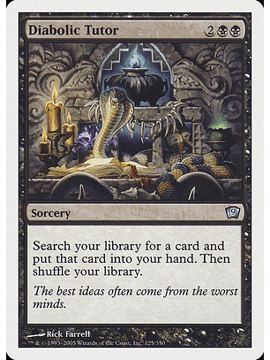 Diabolic Tutor | Inglés | EX | 9ED