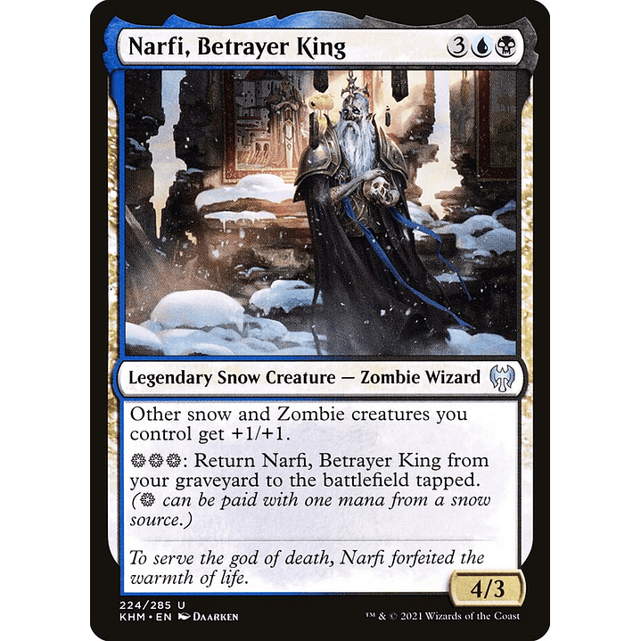 Narfi, Betrayer King | Inglés | NM | KHM 1