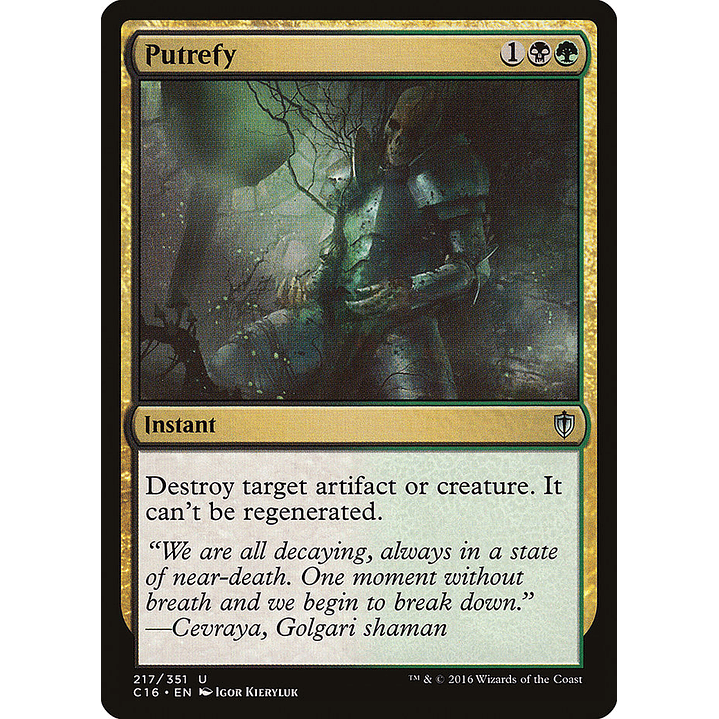 Putrefy | Inglés | NM | C16 1