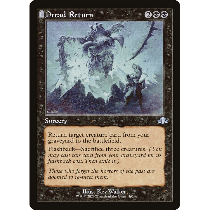 Dread Return (Retro Frame) | Inglés | NM | DMR 1