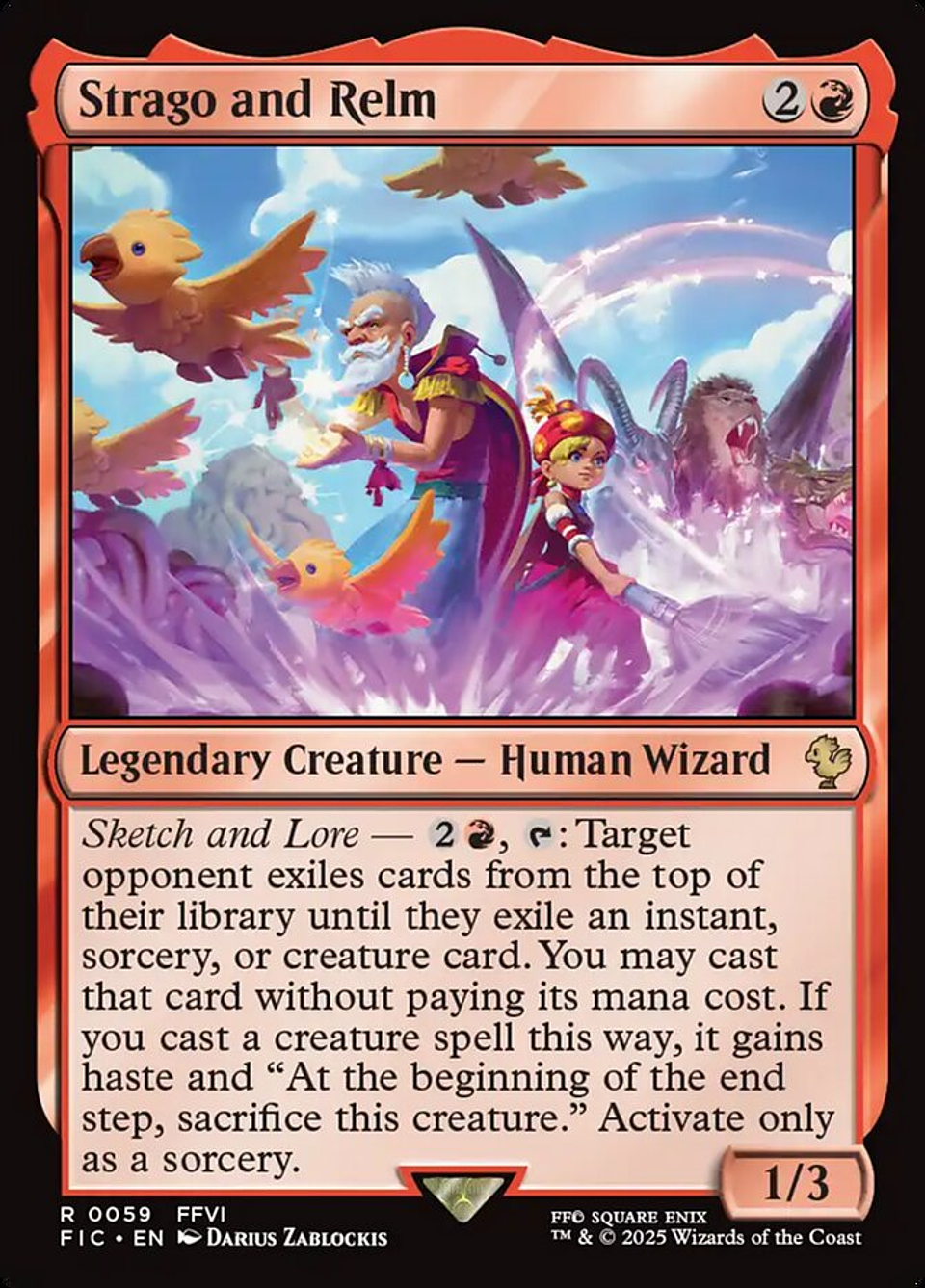 Strago and Relm (Surge) | Inglés | NM | FIC 1