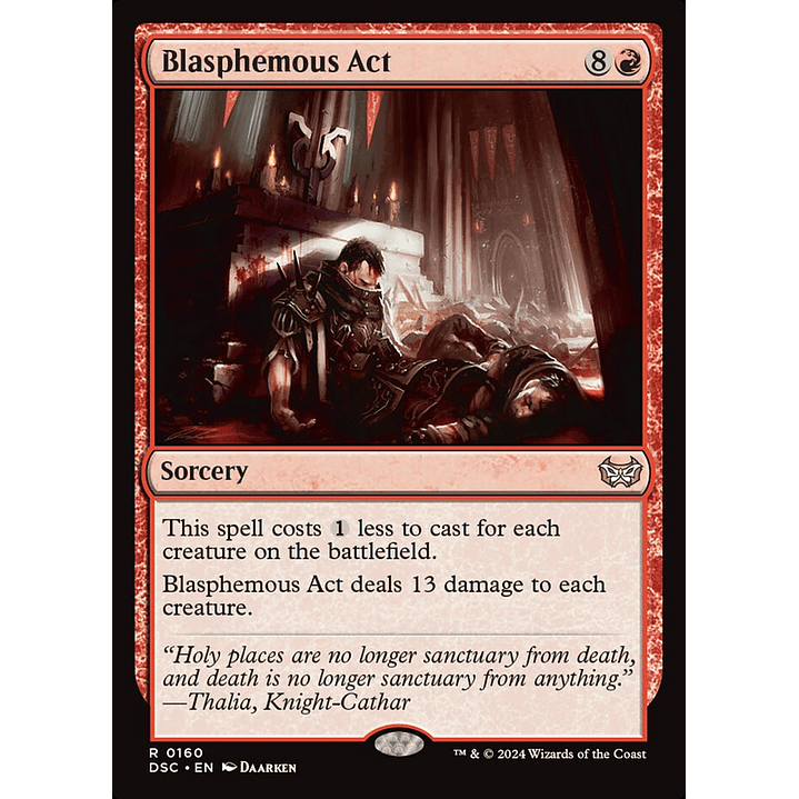Blasphemous Act | Inglés | NM | DSC 1