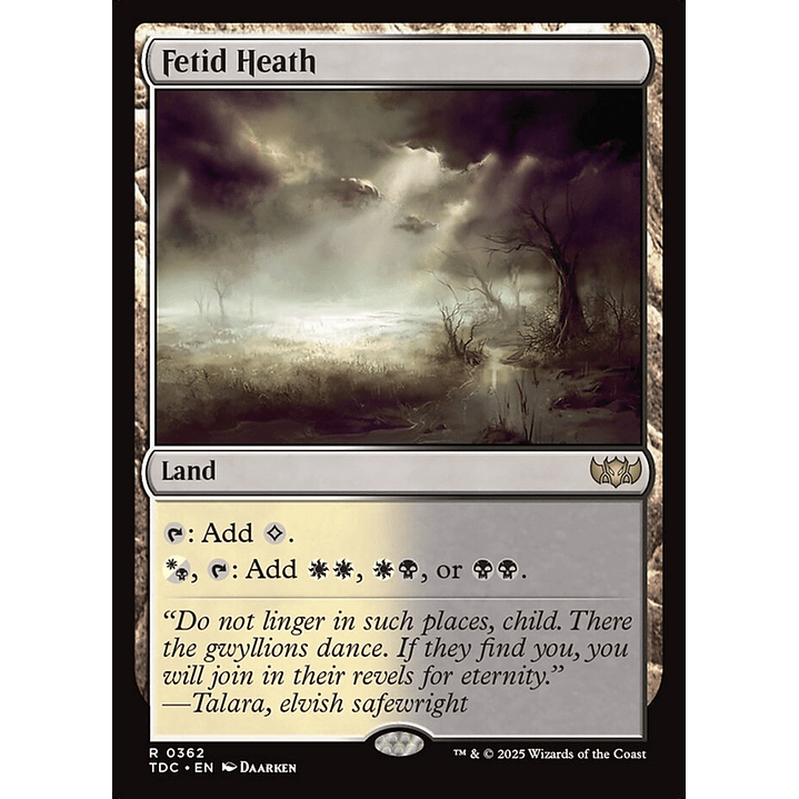 Fetid Heath | Inglés | NM | TDC 1
