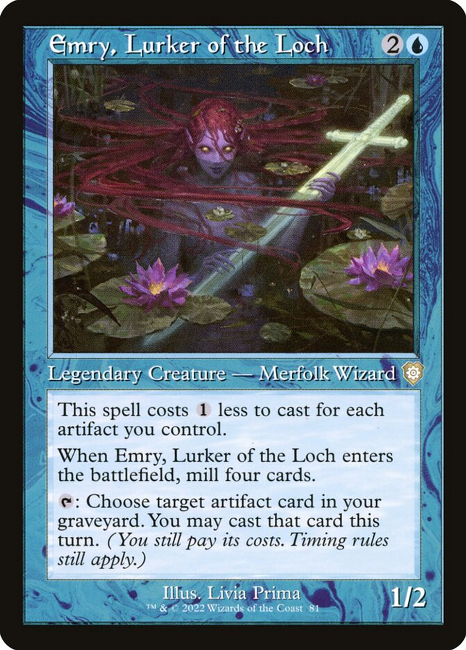 Emry, Lurker of the Loch (Retro Frame) | Inglés | NM | BRC 1