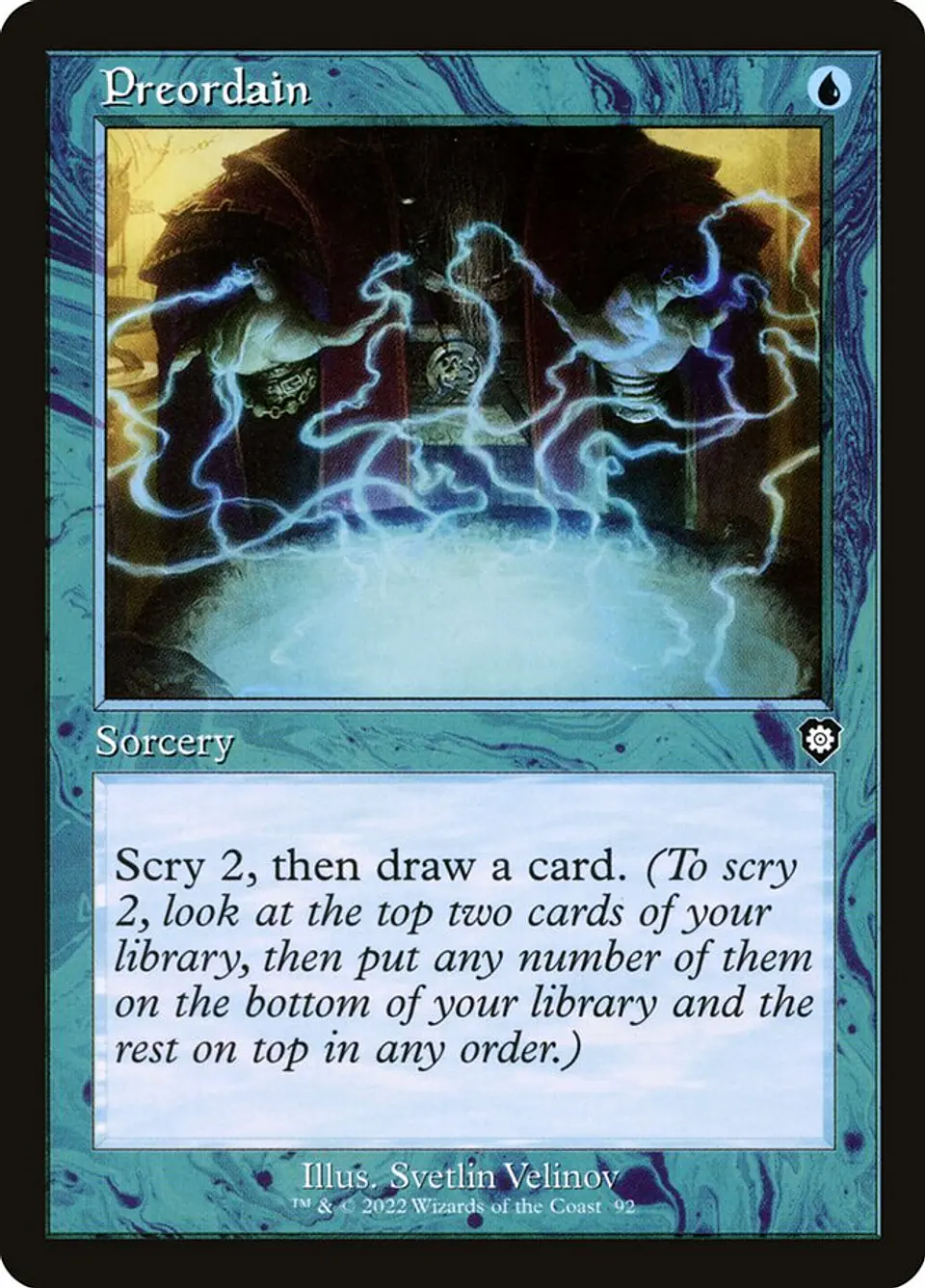 Preordain (Retro Frame) | Inglés | NM | BRC 1