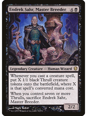 Endrek Sahr, Master Breeder | Inglés | NM | C13