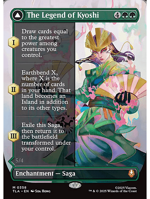 The Legend of Kyoshi // Avatar Kyoshi (Borderless foil) | Inglés | NM | TLA