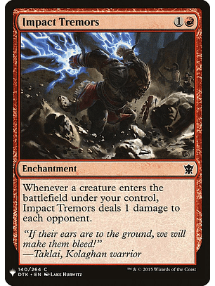 Impact Tremors | Inglés | NM | PLST