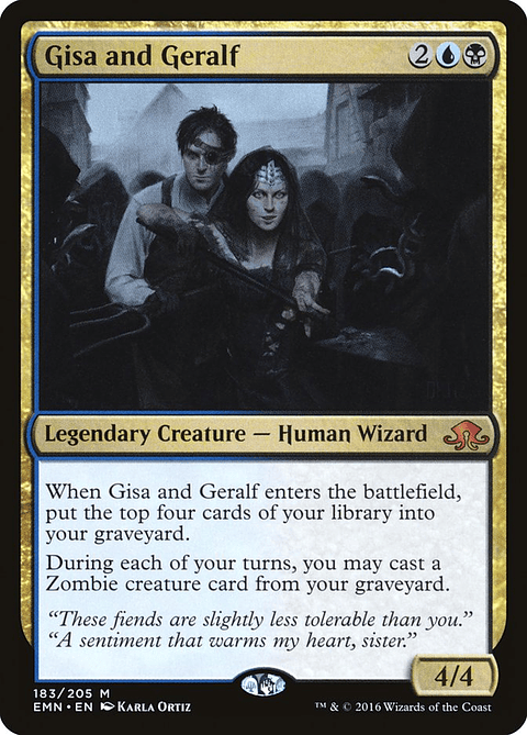 Gisa and Geralf (foil) | Inglés | NM | EMN