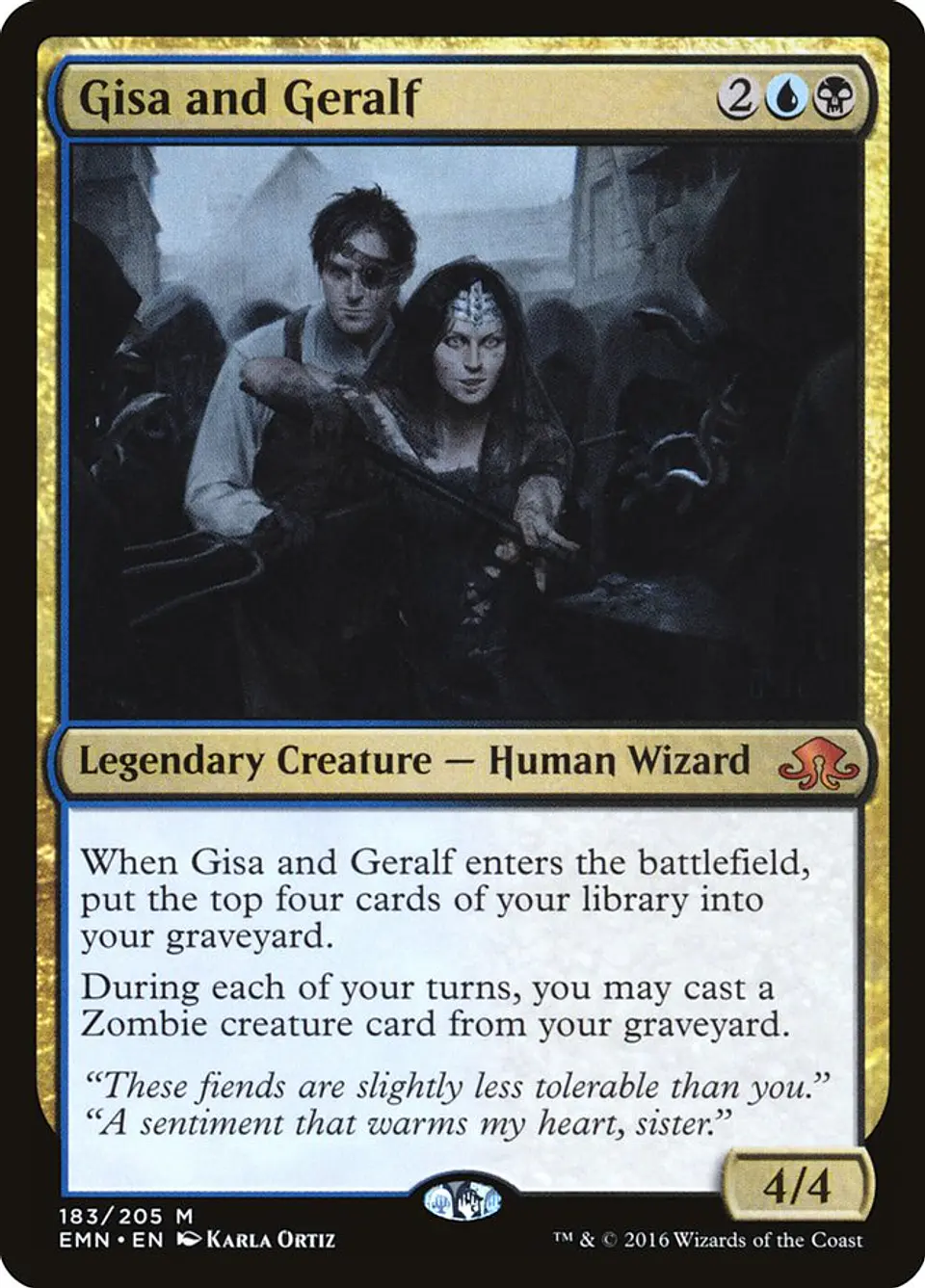 Gisa and Geralf (foil) | Inglés | NM | EMN 1