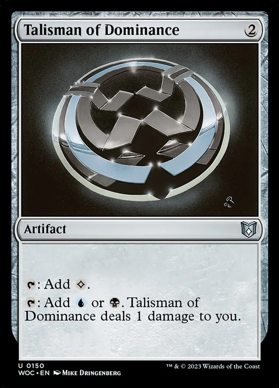 Talisman of Dominance | Inglés | NM | WOC 1