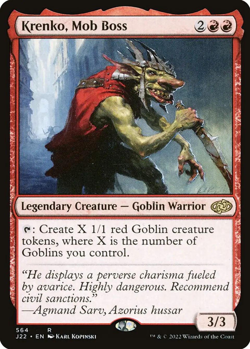 Krenko, Mob Boss | Inglés | NM | J22 1