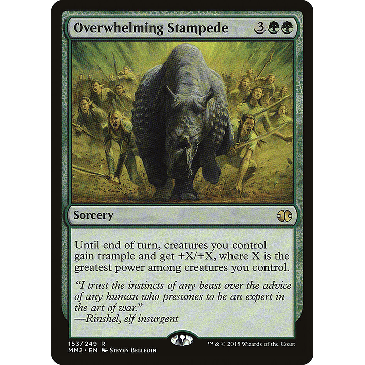 Overwhelming Stampede | Inglés | NM | MM2 1