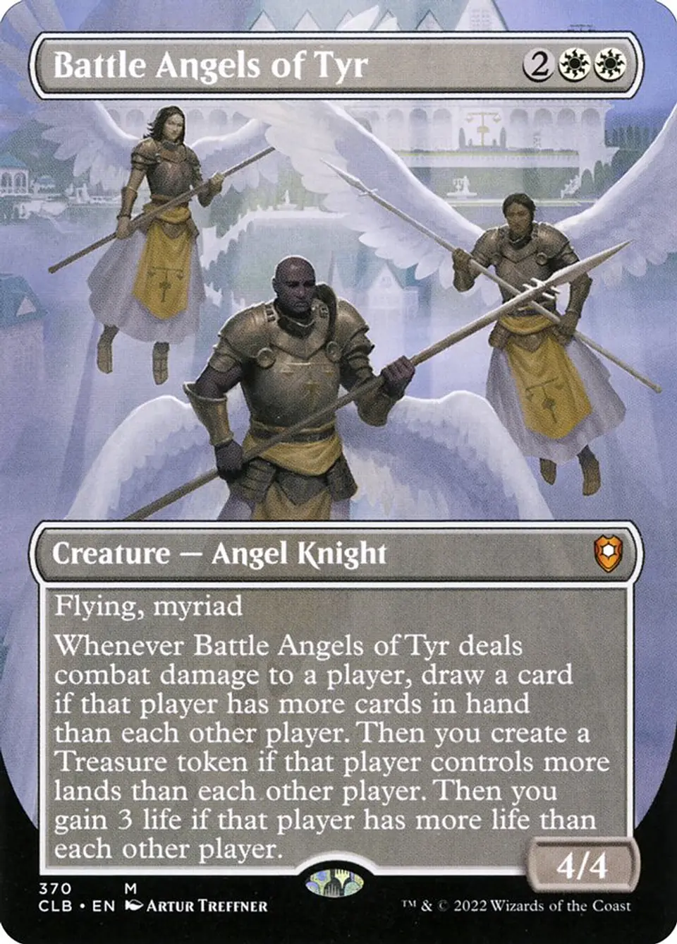 Battle Angels of Tyr (Borderless) | Español | NM | CLB 1