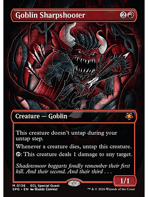 Goblin Sharpshooter (Borderless) | Español | NM | SPG