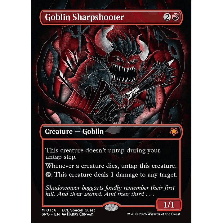 Goblin Sharpshooter (Borderless) | Español | NM | SPG 1