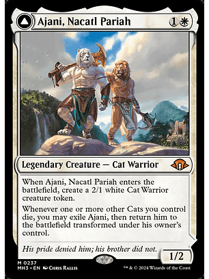 Ajani, Nacatl Pariah // Ajani, Nacatl Avenger | Español | NM | MH3