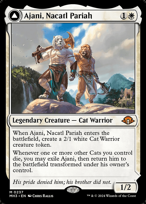 Ajani, Nacatl Pariah // Ajani, Nacatl Avenger | Español | NM | MH3