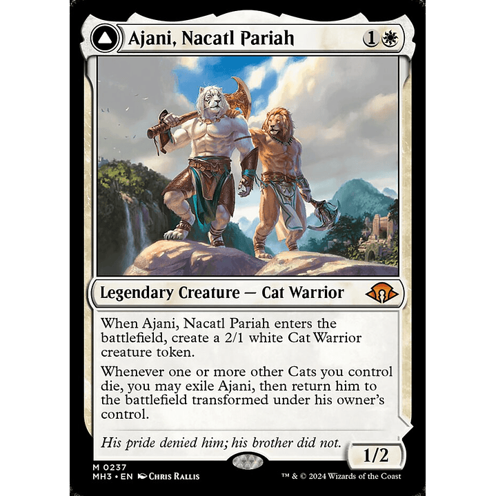 Ajani, Nacatl Pariah // Ajani, Nacatl Avenger | Español | NM | MH3 1