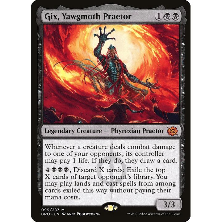 Gix, Yawgmoth Praetor | Español | NM | BRO 1
