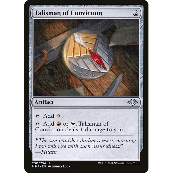Talisman of Conviction | Español | EX | MH1 1